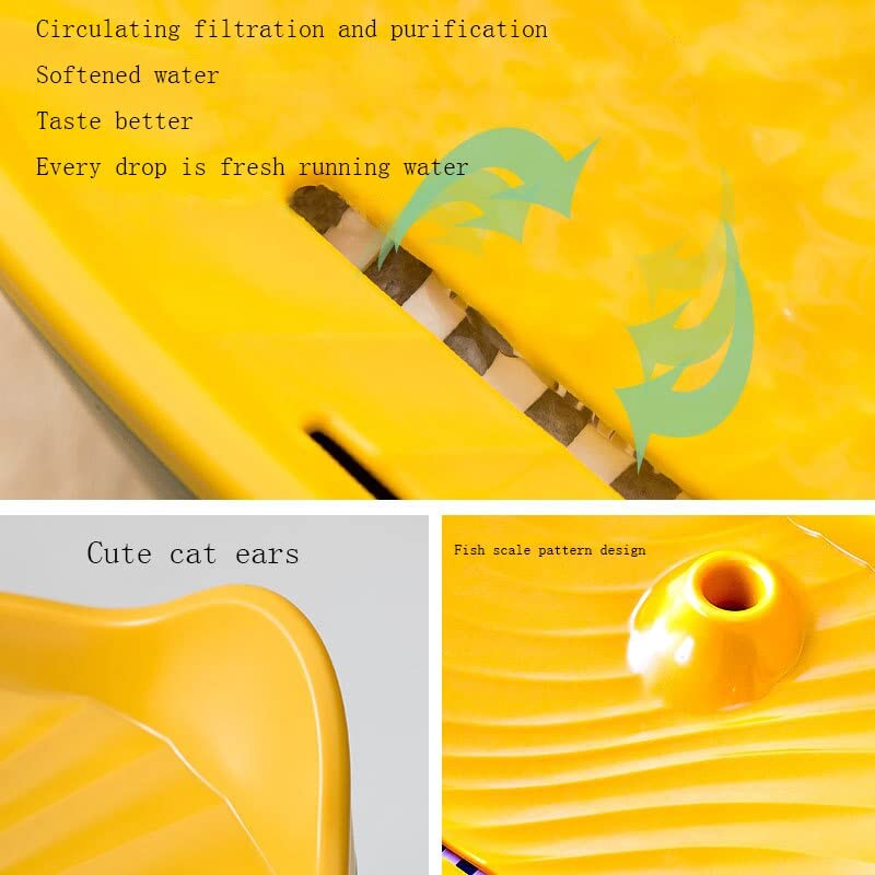 Fuente de agua automática para perros y gatos 2.5L blanca miniatura 7