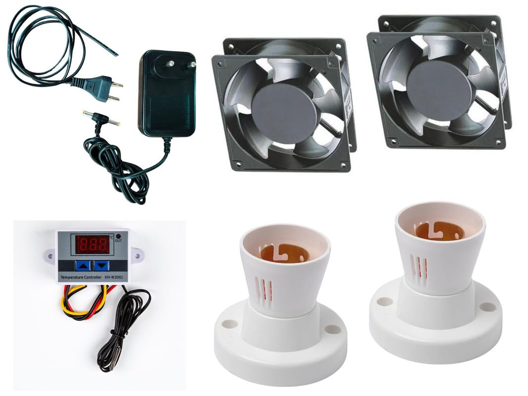 HUMBE&CO-STC XH-W3001 humidity temperature controller 2 FAN 1 ADAPTER 2 hodler 1, 2 pin-picture-12