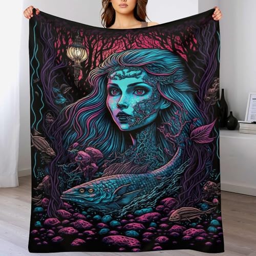 Couverture Triton imprimée douce en flannel de qualité supérieure - 2