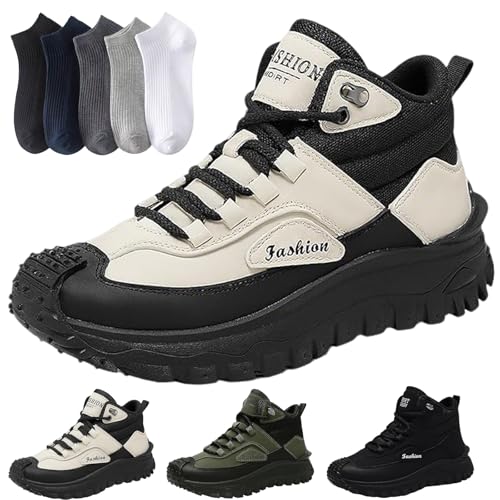 Thefirstyoung Work Boots, the first young Orthopedic Non-Slip Smash Resistant Wide Toe Arch Support Hiking shoes men