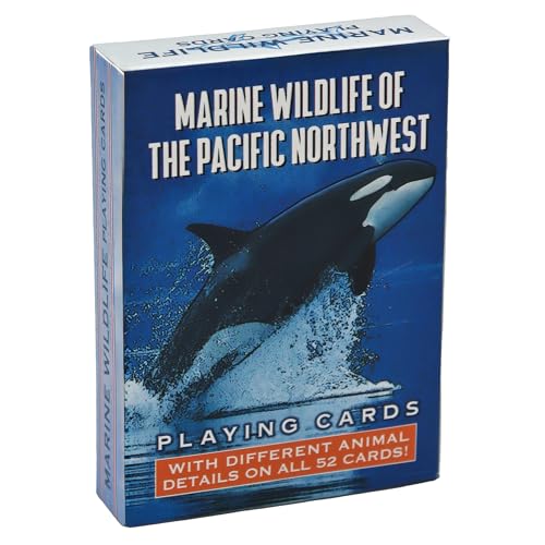 Baraja de Naipes Marine Wildlife Pacific Northwest miniatura 2