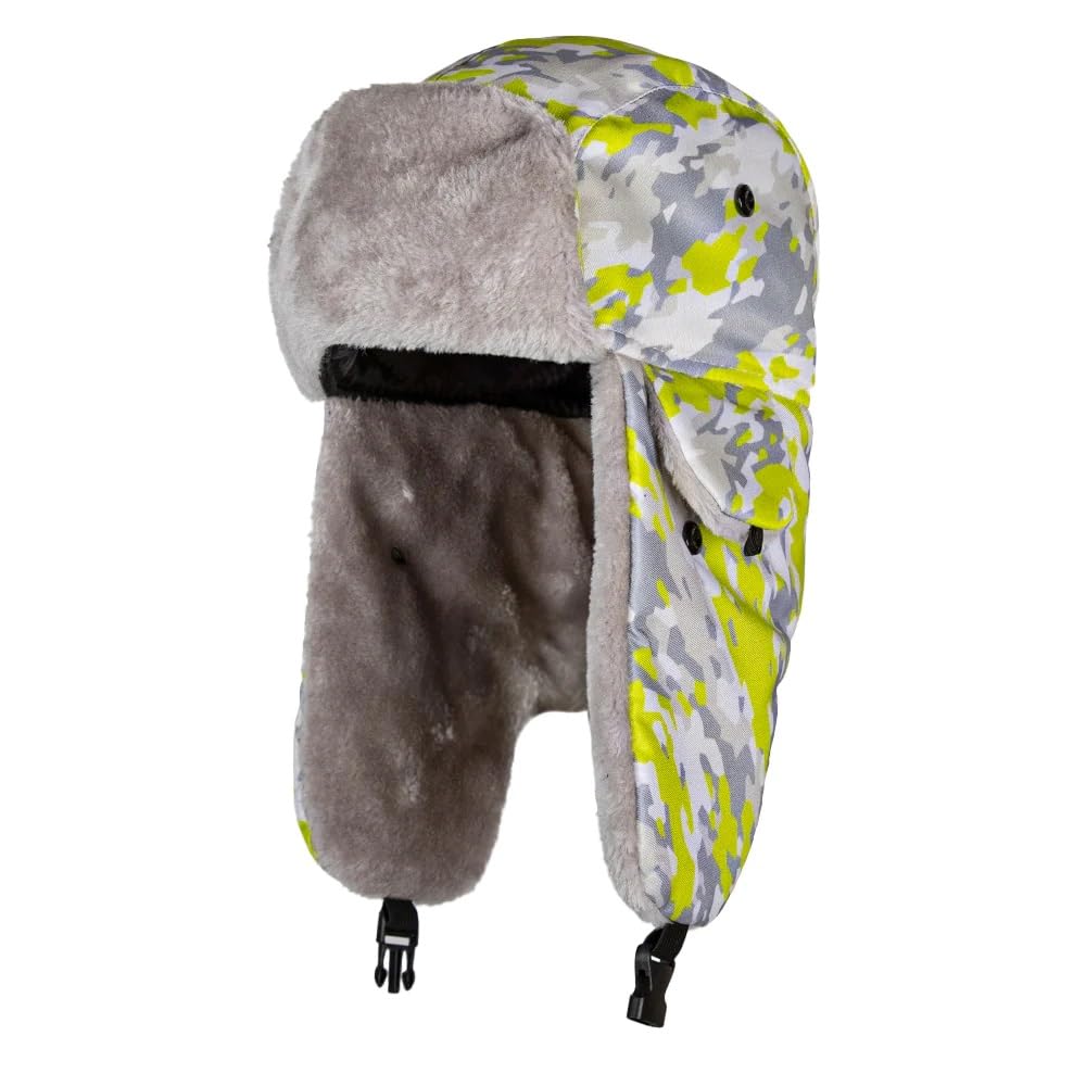 SA Company Trapper Hat Winter Hats for Men Women Ushanka Russian Hat Faux Fur Hat with Ear Flap