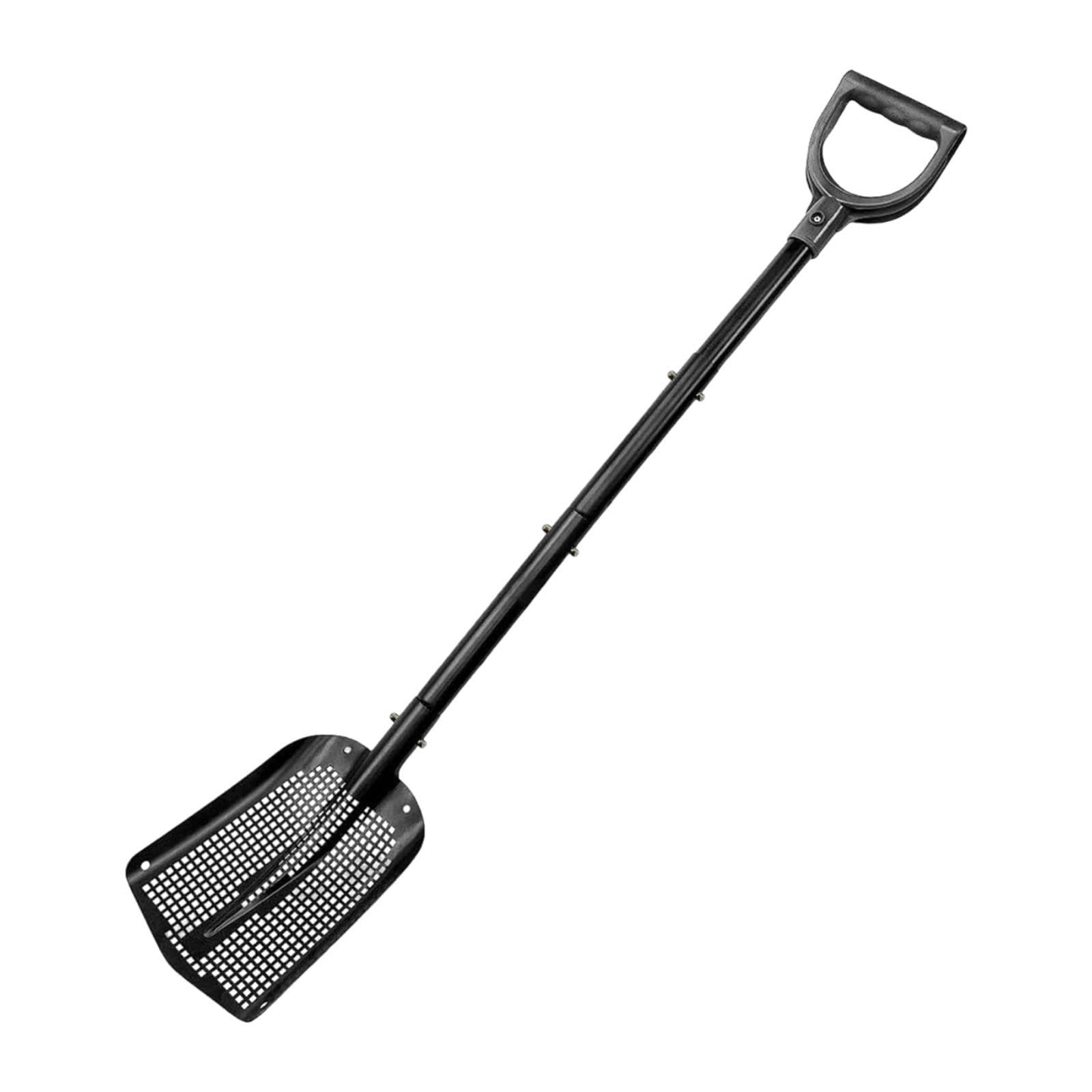 Tamis à sable avec long manche ergonomique pour plage et litière