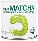 DrinkMatcha - Matcha Green Tea Powder - USDA Organic - 100% Pure Matcha Green tea Powder - Nothing added (1 oz tin)