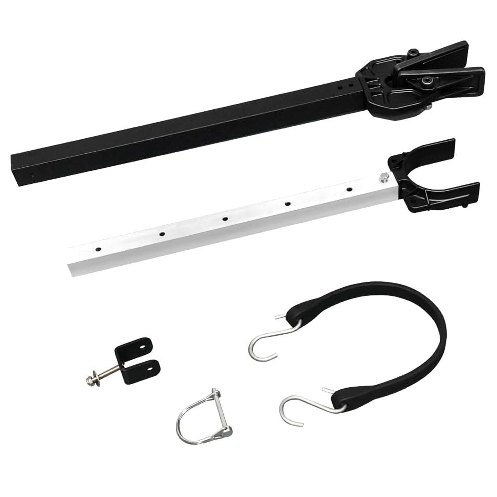 Vikye Économiseur de Tableau Arrière de Bateau Réglable, Support de Tableau Arrière de Moteur de Bateau de 23 à 35 Pouces avec Tête Composite pour Moteur Hors-bord de 100 Chevaux