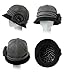 Cloche Round Hat for Women 1920s Bucket Vintage Hats Flower Accent, Grey, Medium (57cm)