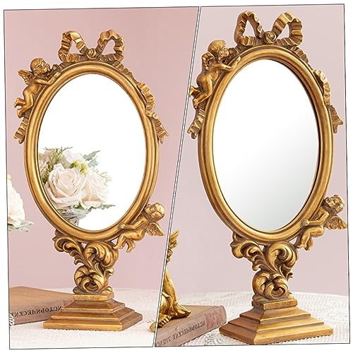 Miroir de table de bureau avec support stable miroir de chambre élégant