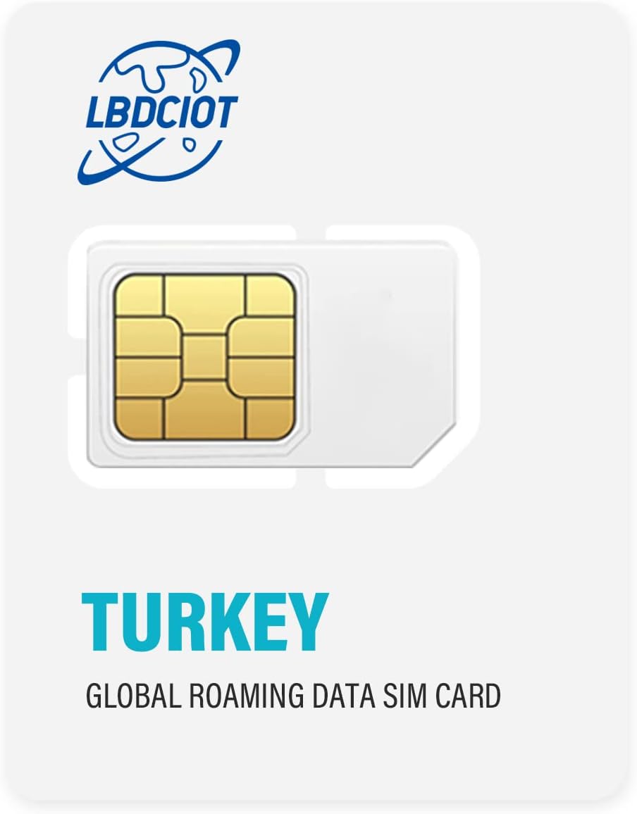 LBDCIOT Turkey 7 Days Unlimited Data SIM Card, Turkey