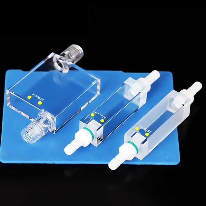 Hochwertige Quarz-Fluoreszenzfluss-Kolorimetrieschale – 3,5 ml, mehrere Pfadlängen, hervorragende Lichtdurchlässigkeit, 1 Stück | (05)15mm
