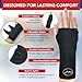 Doctor Developed Wrist Brace - Wrist wrap for Carpal Tunnel Arthritis,Tendonitis, Hand Support - Ideal for Fitness, Weightlifting - Handbook included (1 Pack, Carpal Tunnel)