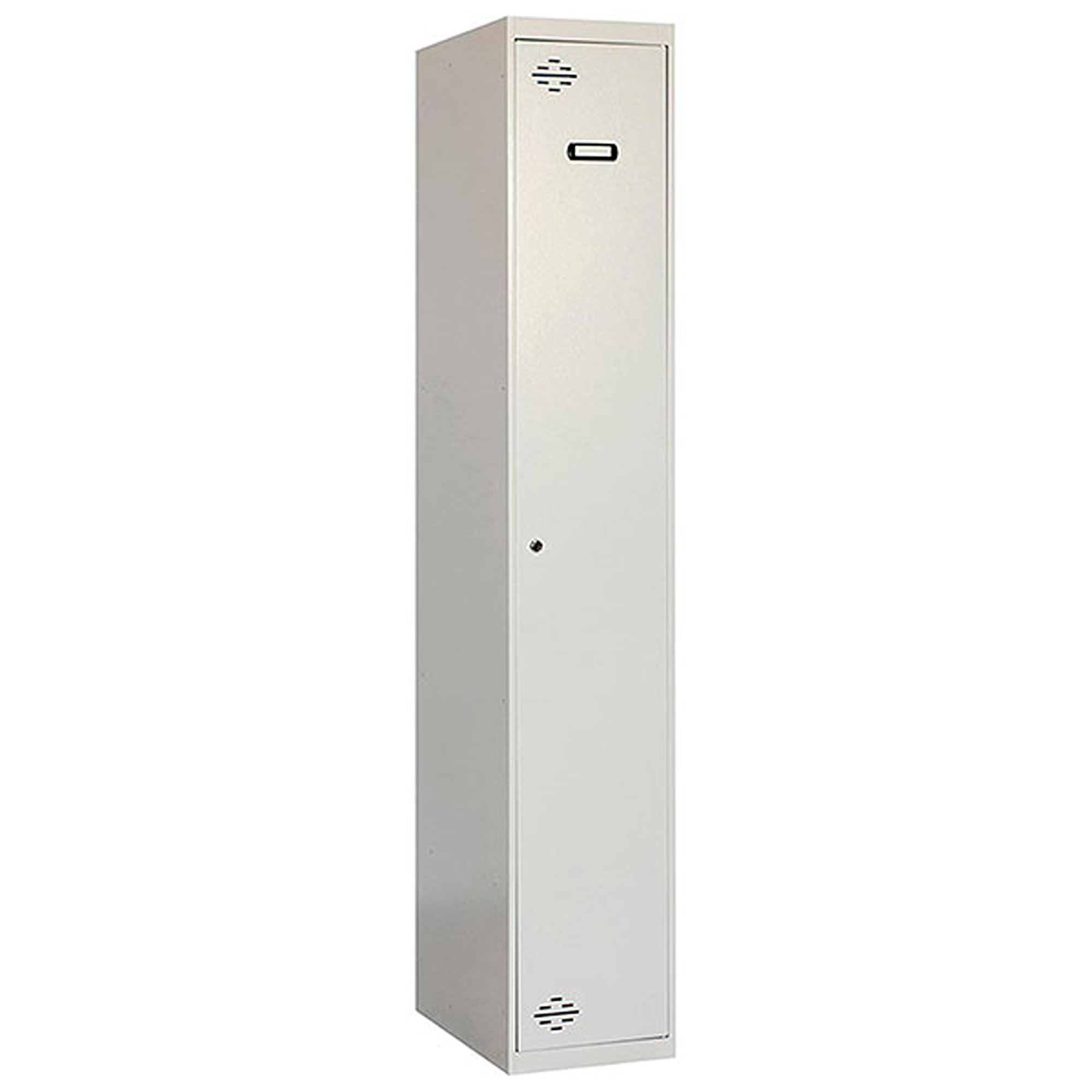 Simon Rack Taquilla Vestuario Metálica, 1 Puerta, Incluye Llave, Profesional, 1800x300x500 mm, MONTADA, Gris - Simonlocker