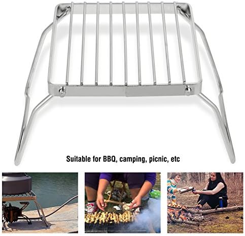 Barbecue Grill, Portable Foldable Lightweight Charcoal Grill for Camping Hiking Picnic image 3
