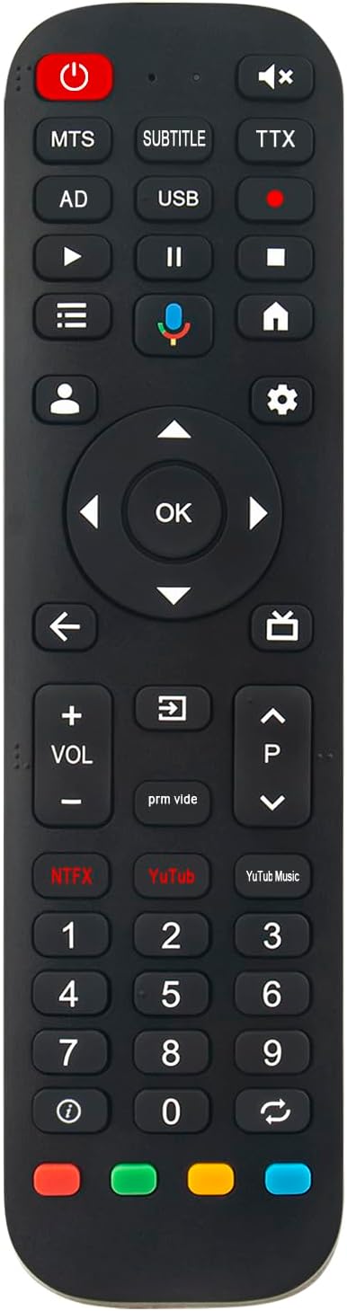 Replacement Voice Remote Control fit for FPD Google Smart TV 32 inch