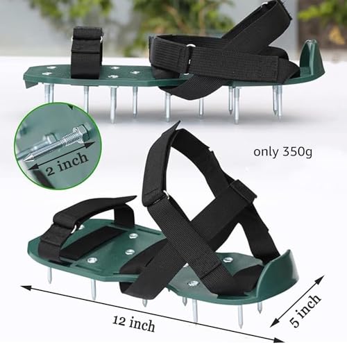 PENYUY Lawn Aerator Shoes Heavy-Duty Aeration Shoes for Lawn with Adjustable Straps Garden Spike Shoes with Grass Shoes Spikes for Easy Soil Aeration Universal Fit Grass Aerator Shoes for Lawn Care 5 PENYUY Lawn Aerator Shoes Heavy-Duty Aeration Shoes for Lawn with Adjustable Straps Garden Spike Shoes with Grass Shoes Spikes for Easy Soil Aeration Universal Fit Grass Aerator Shoes for Lawn Care - Image 5