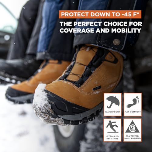 RefrigiWear Men’s 54 Gold Insulated Hiker Boots for Working, -45°F (-42°C)4