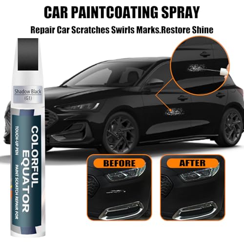 Image of G1 Shadow Black Touch Up Paint for Ford, Car Paint Pen Scratch Repair Two-In-One Touch Up Paint, Premium Car Scratch Remover for Deep Scratches