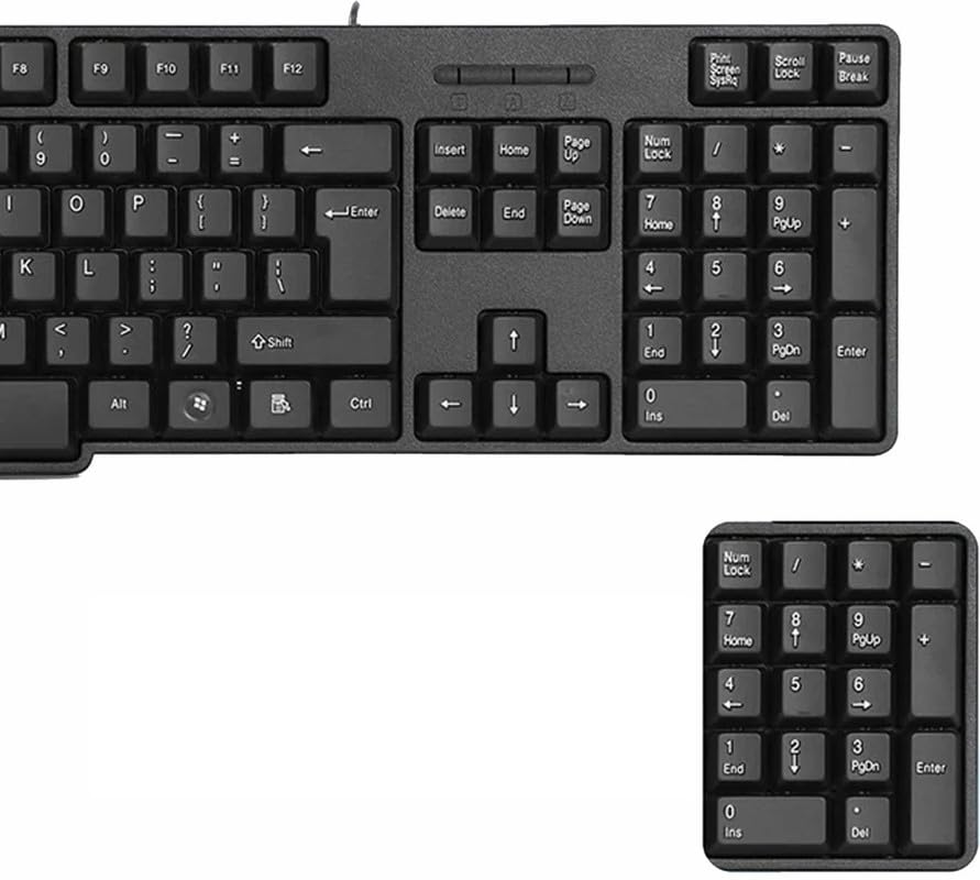 Image of Mophonics Wired K20 Keyboard, Mouse and Mouse Pad (Set of 3). Mophonics