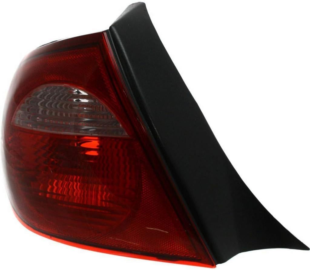 CarLights360 For Dodge Neon Tail Light Assembly Unit 2003 2004 2005 Driver Side CH2800151 | 5288527AL | 5288527AM