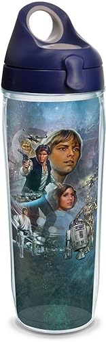 Tervis Vaso aislado de doble pared de Disney Star Wars Celebration hecho en Estados Unidos mantiene las bebidas frías y calientes, botella para agua