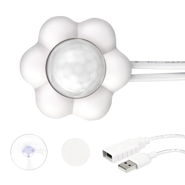 Interruptor de Sensor de Movimiento Fuente Gato Perro DC 5V Mini USB Infrarrojo Sensor Universal…