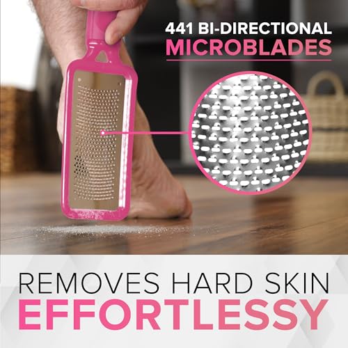 Pedicure Rasp for Dry Hard Skin - Effective Foot File Genuine MEGAFILE Heel Care Callus Remover Dry Dead Skin Egg Corn Sander Scrubber Pumice Stone Alternative Ped Pedi Grater Files Add on Item