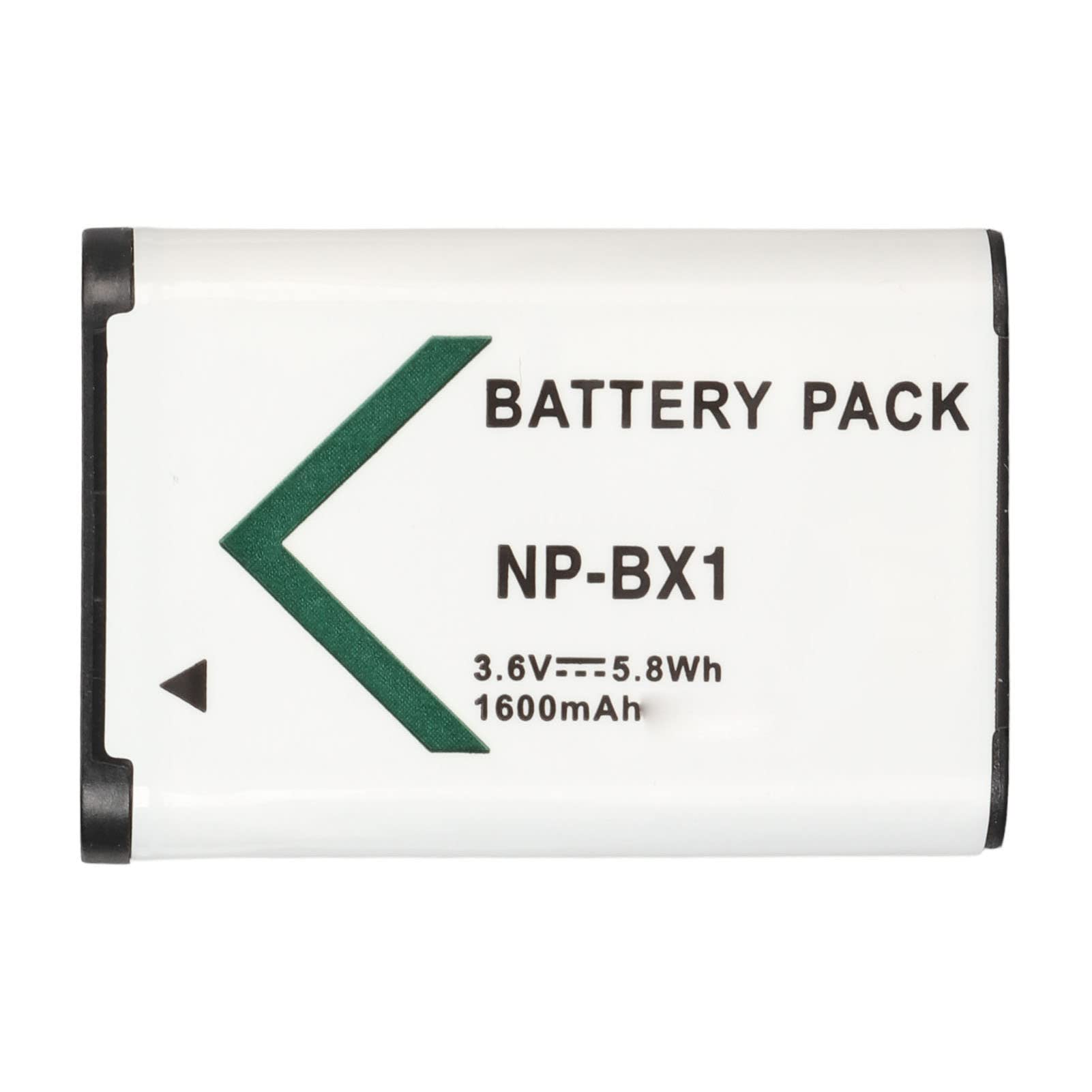 NP-BX1 Kamera Akku – Ersatzakku Für Sony ZV1, RX100 Serie, 3,6V, 1600mAh, Inkl. Aufbewahrungsbox