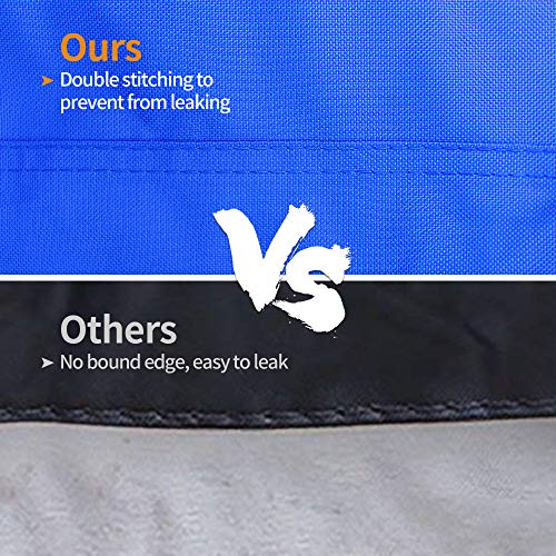 Icover 12Ft Jon Boat Cover- Water Proof Heavy Duty Trailerable Jon Boat Cover,Fits Jon Boat 12Ft Long And Beam Width Up To 56In, Blue Color, Jb6202A-1 #TOP4