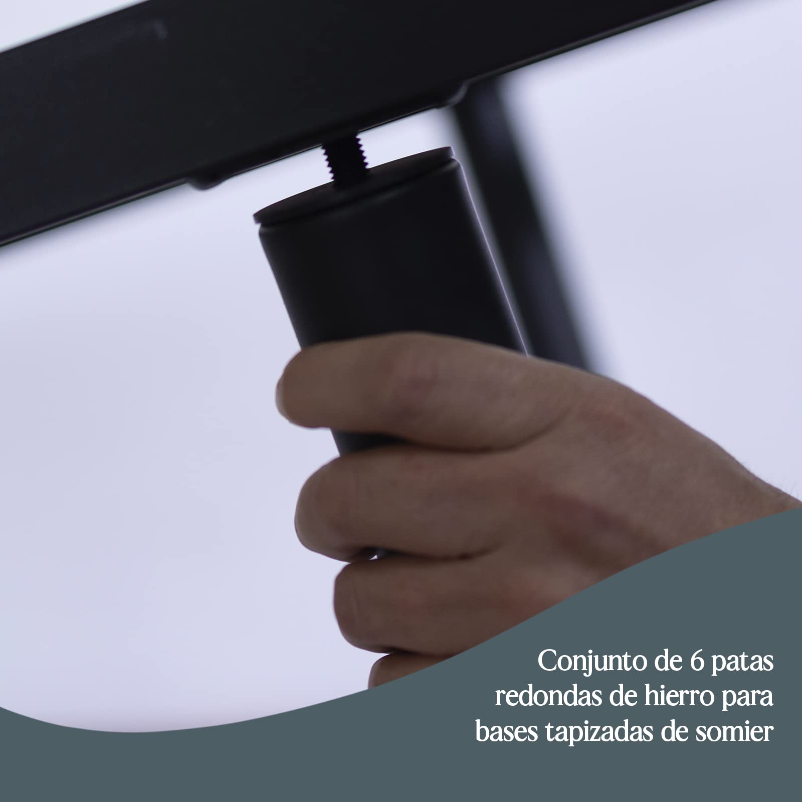 Somg Conjunto 6 Patas para Bases tapizadas