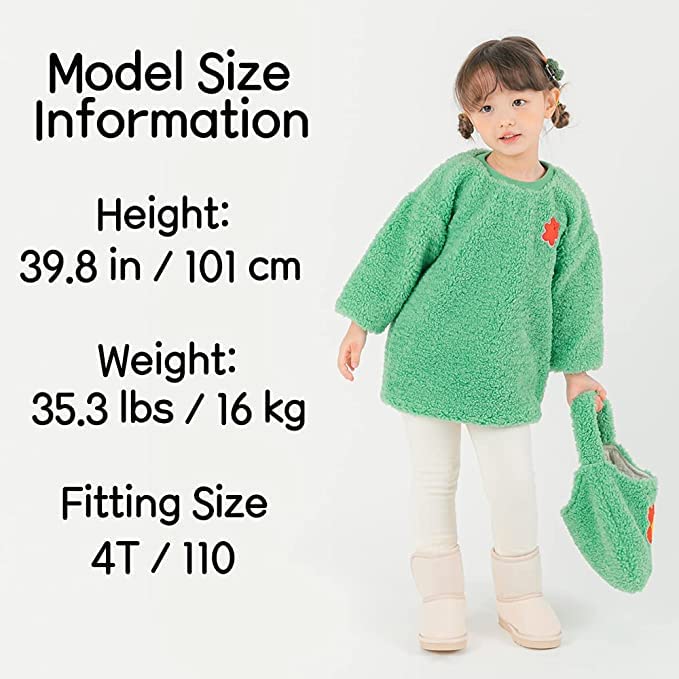 Ozkiz Toddler Girls Fleece Lined Warm Leggings Cream Black Charcoal Pink3