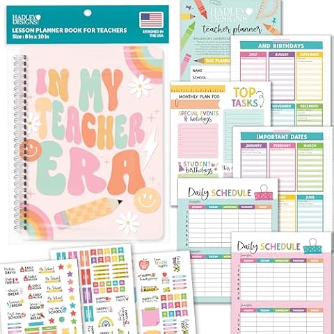 Hadley Designs Teacher Planner 2025-2026 Cover