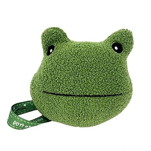 Mini-Tasche Fashion Fun Handytasche, Umhängetasche, Plüschtier, Cartoon-Frosch, Mädchen Handytasche Umhängetaschen Bauchtasche Verstellbarer Gurt Gürteltasche Für Damen Cover