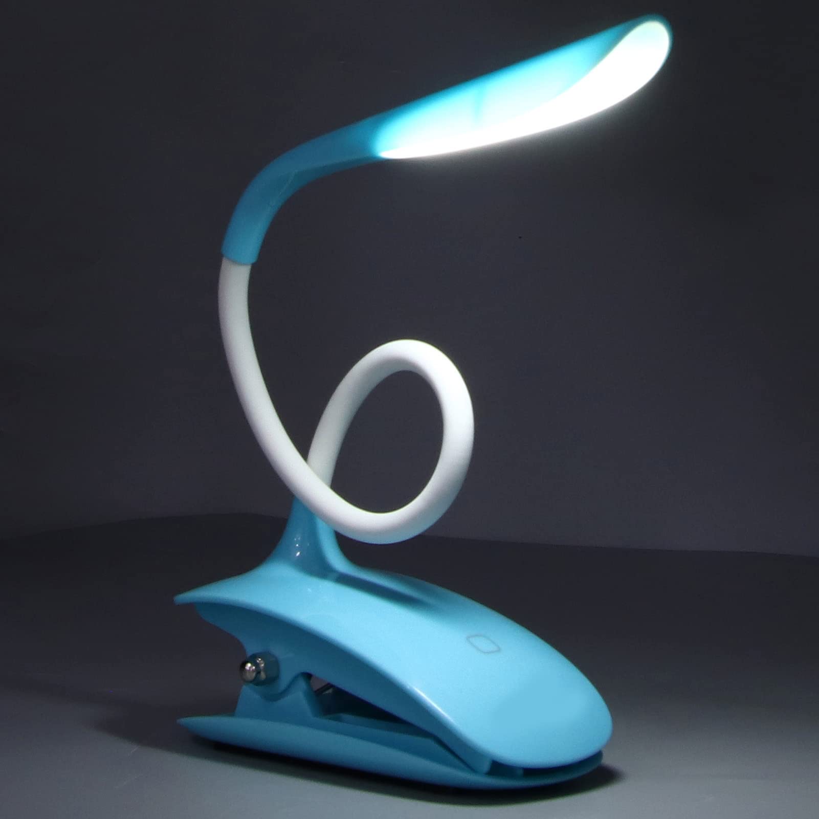 Lampada Da Lettura A LED Con Clip: 3 Livelli Luminosità, Ricaricabile USB, Collo Flessibile 360°, Per Letto E Scrivania