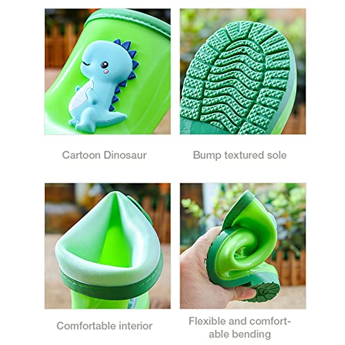 Toddler Dinosaur Rain Boots Little Girls Water Boots Kids' Rainboots Rubber Waterproof Non Slip Rain Boots For Kids2