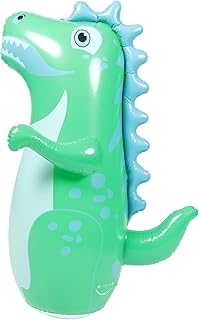 DIKACA Saco De Boxeo Inflable con Forma De para Inflar Color Verde