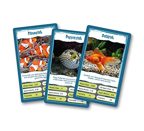 Image of Kaizen MicroLessons Smart Cards to Enhance General Awareness for Age 6-15, Learn While Playing, General Knowledge for Kids, (Combo Pack of 3: Know Your World, Aquatic and Country Trump Cards)