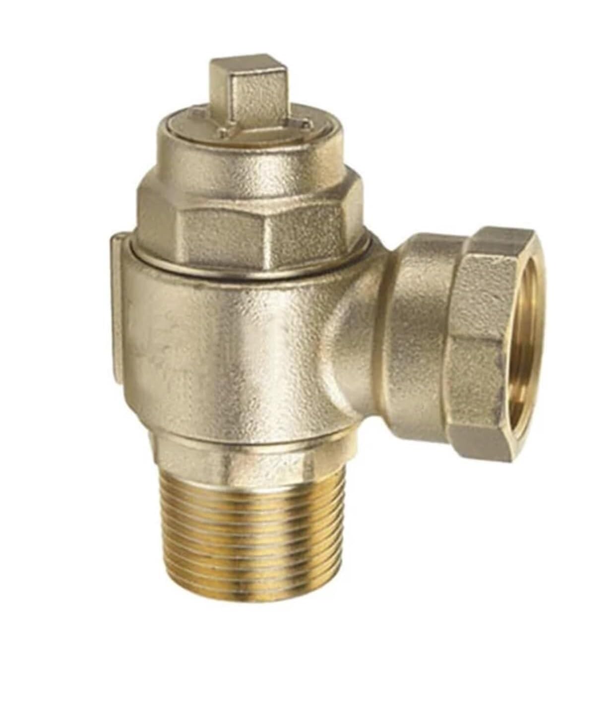 Messing verchromtes Eckventil for Toilette und Badezimmerwaschbecken – 1/2 Zoll, 3/4 Zoll, 1 Zoll Wasserversorgungs-Absperrventil(0.5Inch)