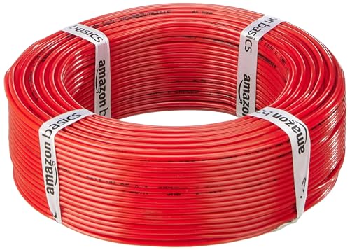 Amazon Basics PVC-Insulated, Single-Core, Multistrand Copper Wire (1.5 sq. mm, 90m, Red) (B0CPT5GNV9) Amazon Price History, Amazon Price Tracker