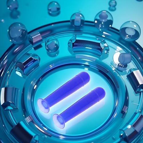 2Pcs Handy Silicone Contact Lenses Small Suction Cups Stick RGP Inserter Remover Contact Lens Cases Accessories for Health and Household Contact Lens Care(Blue) - Image 8