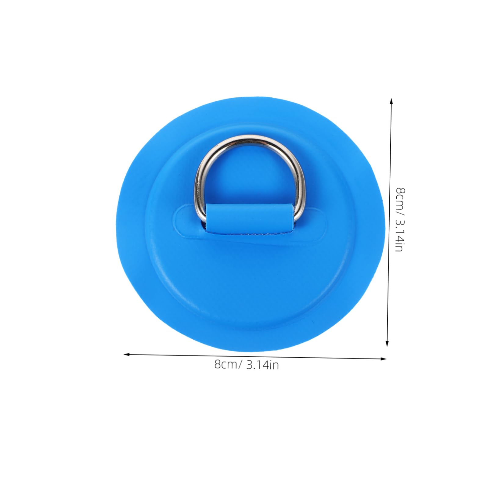 HANABASS 6 Pack Paddle Board D-Ring Buckle Kayak Deck Anchor Line Ring Patch Inflatable Boat Accessories Multi-use for Water Sports