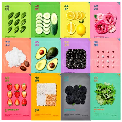 Holika Holika Pure Essence Mask Sheet Lemon Gesichtsmaske Sheet Mask Set 12 Lemon pcs Korea Kosmetik Cover
