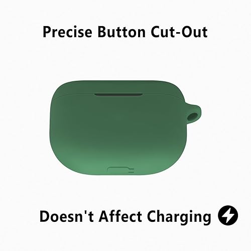 Vista 10 de Geiomoo Funda de silicona para Jabra Elite 8 Active, Jabra Elite 8 Active Gen 2, Jabra Elite 10, Jabra Elite 10 Gen 2, funda protectora con Negro