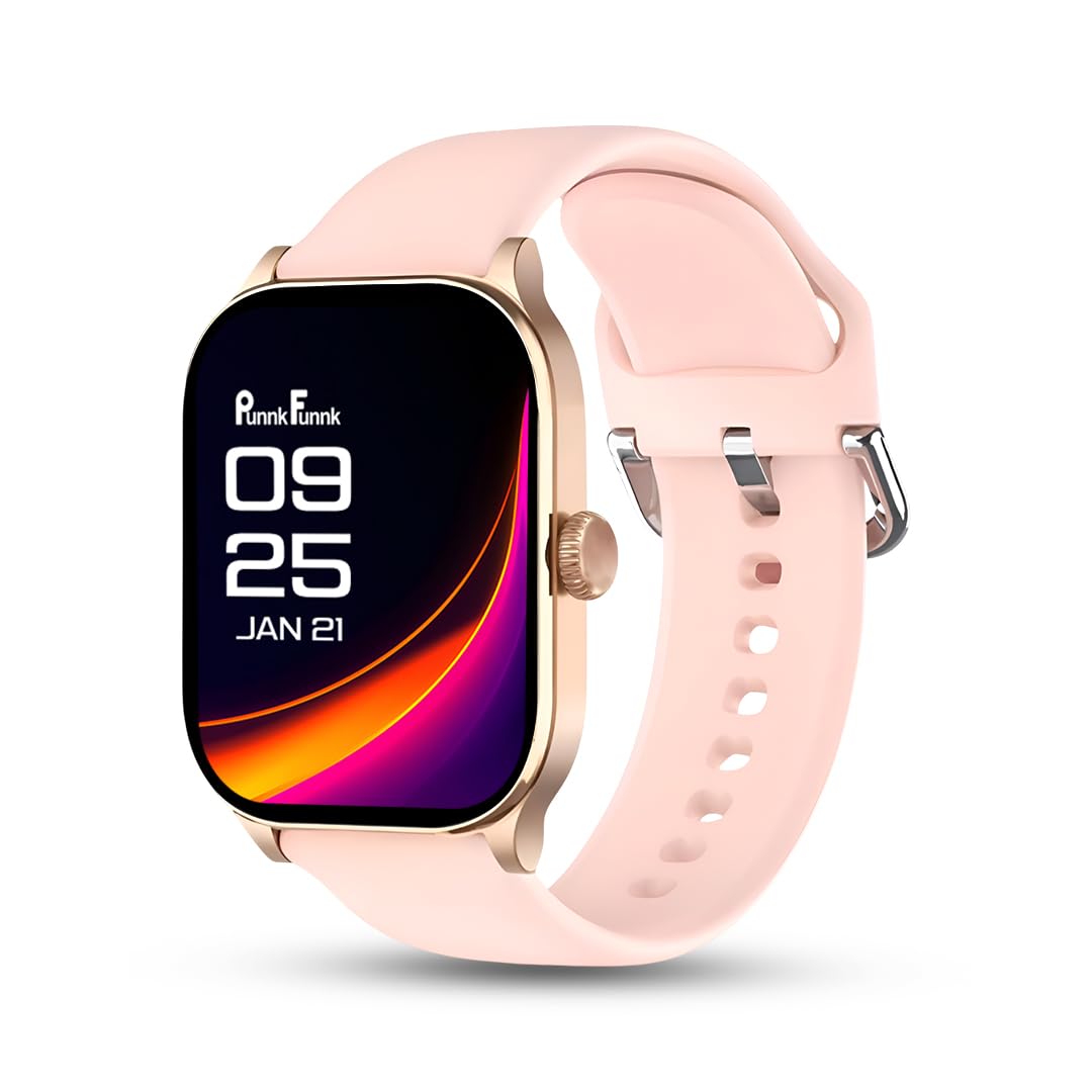 PunnkFunnk Nexoro 2.01” Smartwatch for Men & Women Bluetooth Call, Heart Rate, SpO2, Sleep & 100+ Sports Modes, IP68 Waterproof, Compatible with Android & iPhone(Pink)-image-9