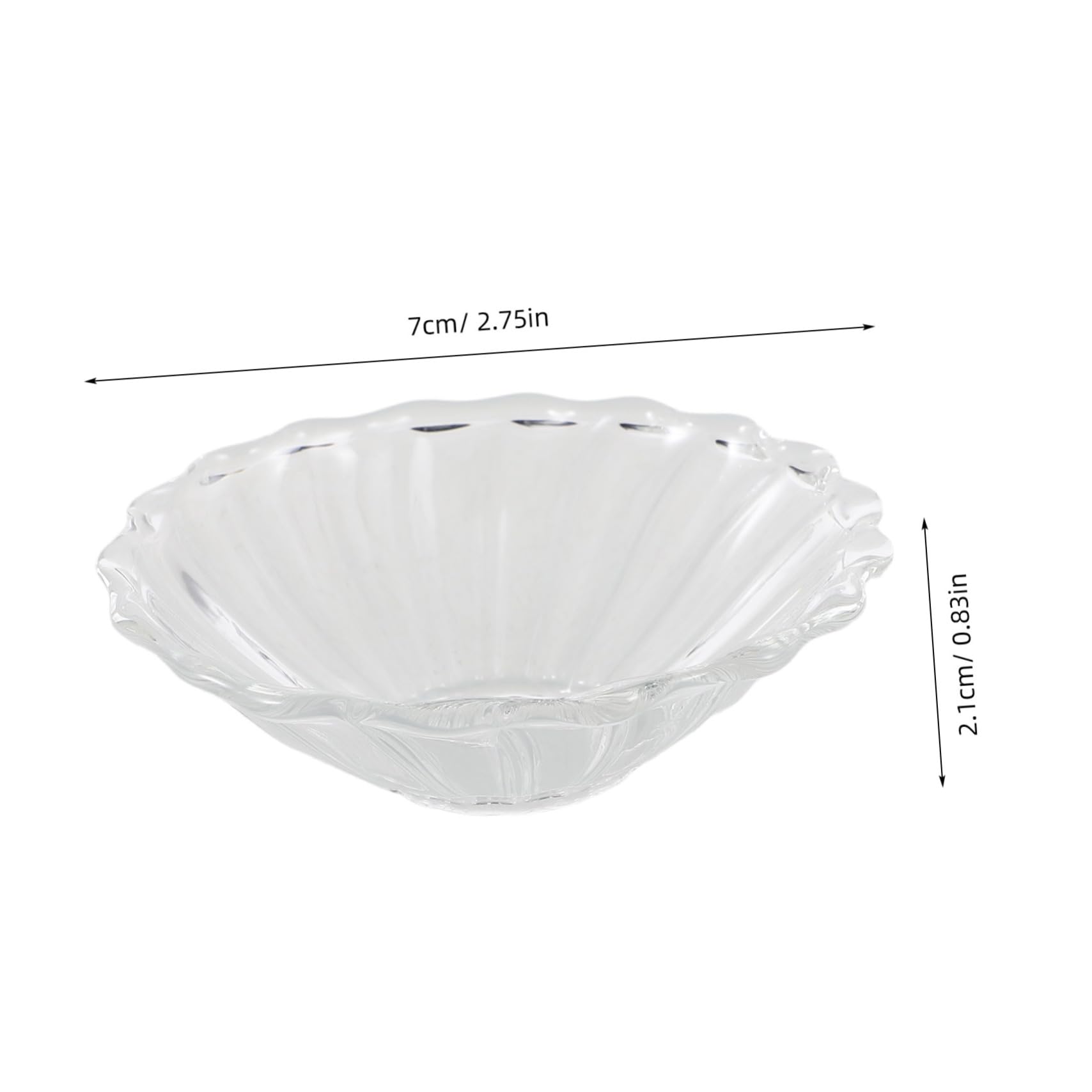 Cabilock 6Pcs Clear Candle Wax Holder Reusable Drip Protector for Taper Candles Fluted Design Wax Drip Catcher Heat Resistant and for Home Weddings Parties