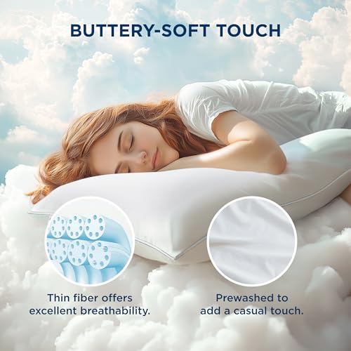 Bedsure BEDSHE Soft Pillows Queen Size Set Of 2 thumb #1