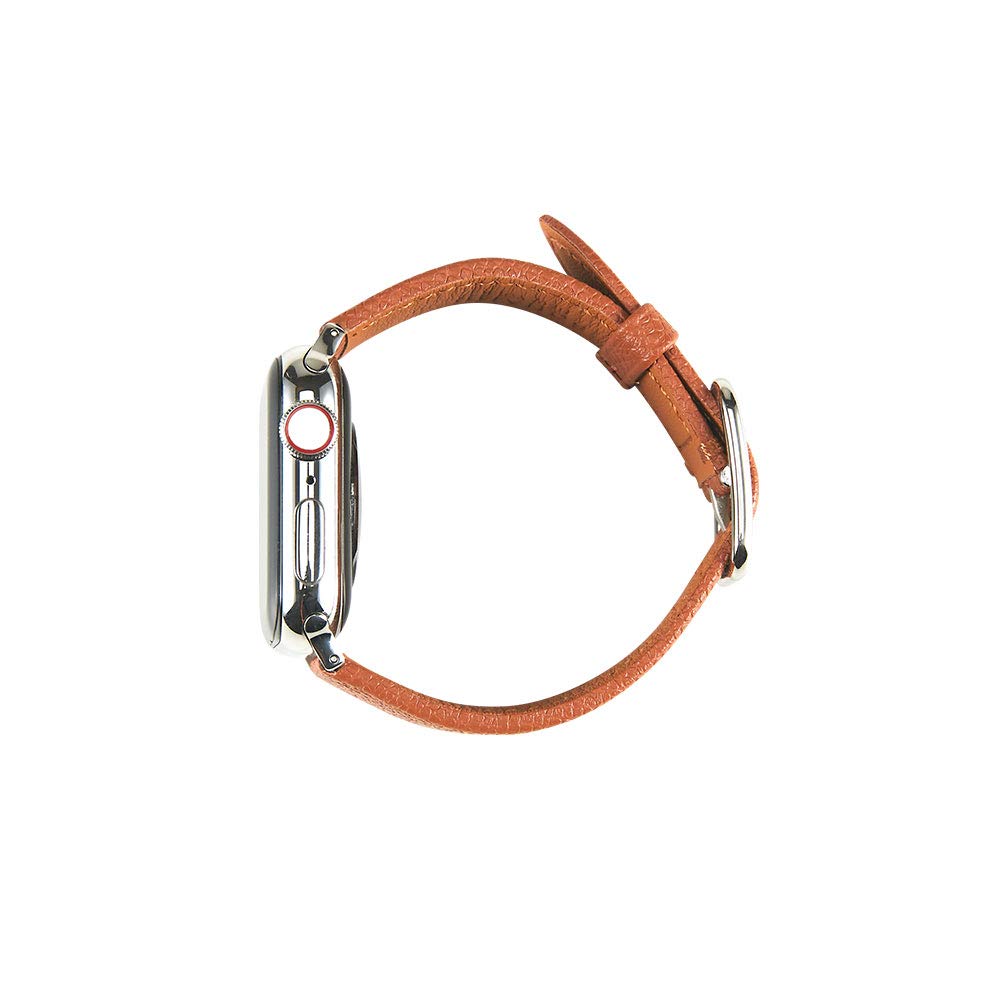 Leather Bands Compatible with Apple Watch Band 38mm 40mm 41mm 42mm 44mm 49mm for Women Men Genuine Leather Replacement Band for iWatch Ultra 2/1 SE SE2 Series 9 8 7 6 5 4 3 2 1