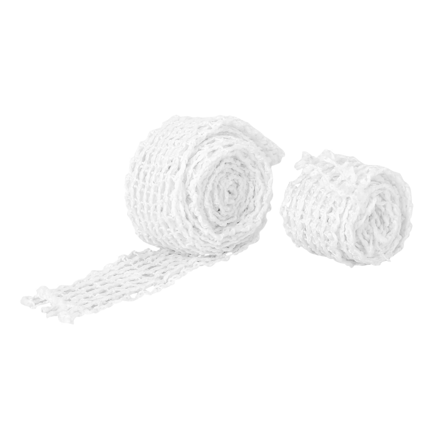 2 Pcs Pork Sausage Meat Mesh Meat Packaging Net Meat Wrapping Net Sausage Packaging Tools Barbecued Pork String Hoof Binding White Household Elastic Mesh Netting