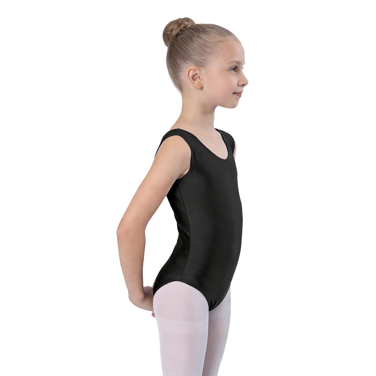 Wildarms Body da danza senza maniche, per danza e ginnastica, stile canotta, con tessuto morbido