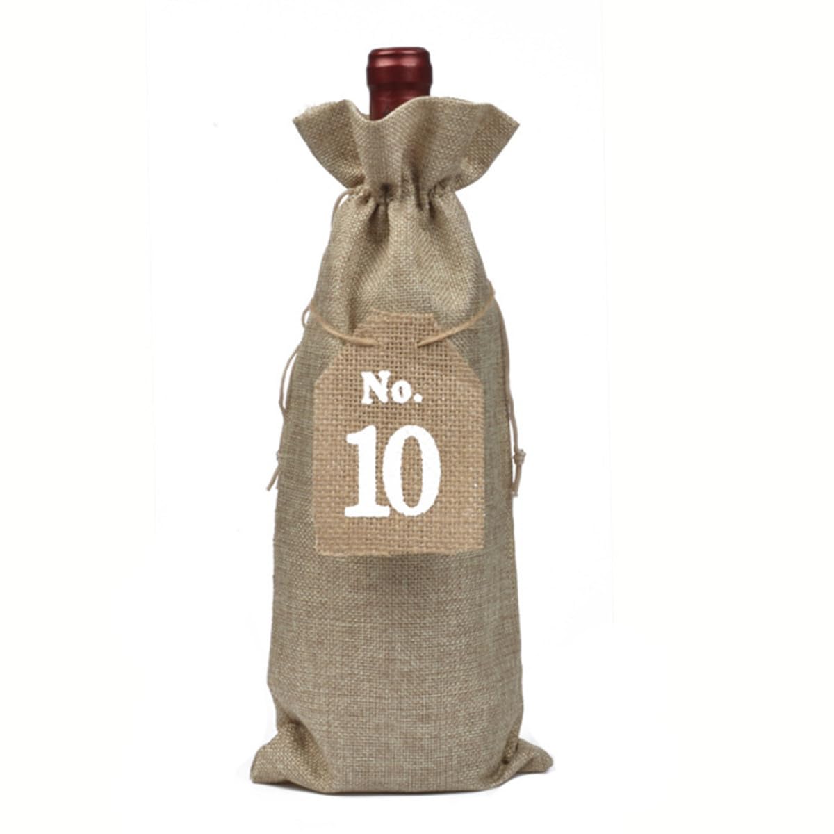 Bolsas para botellas de vino con cordón y etiquetas numeradas que facilitan tus catas