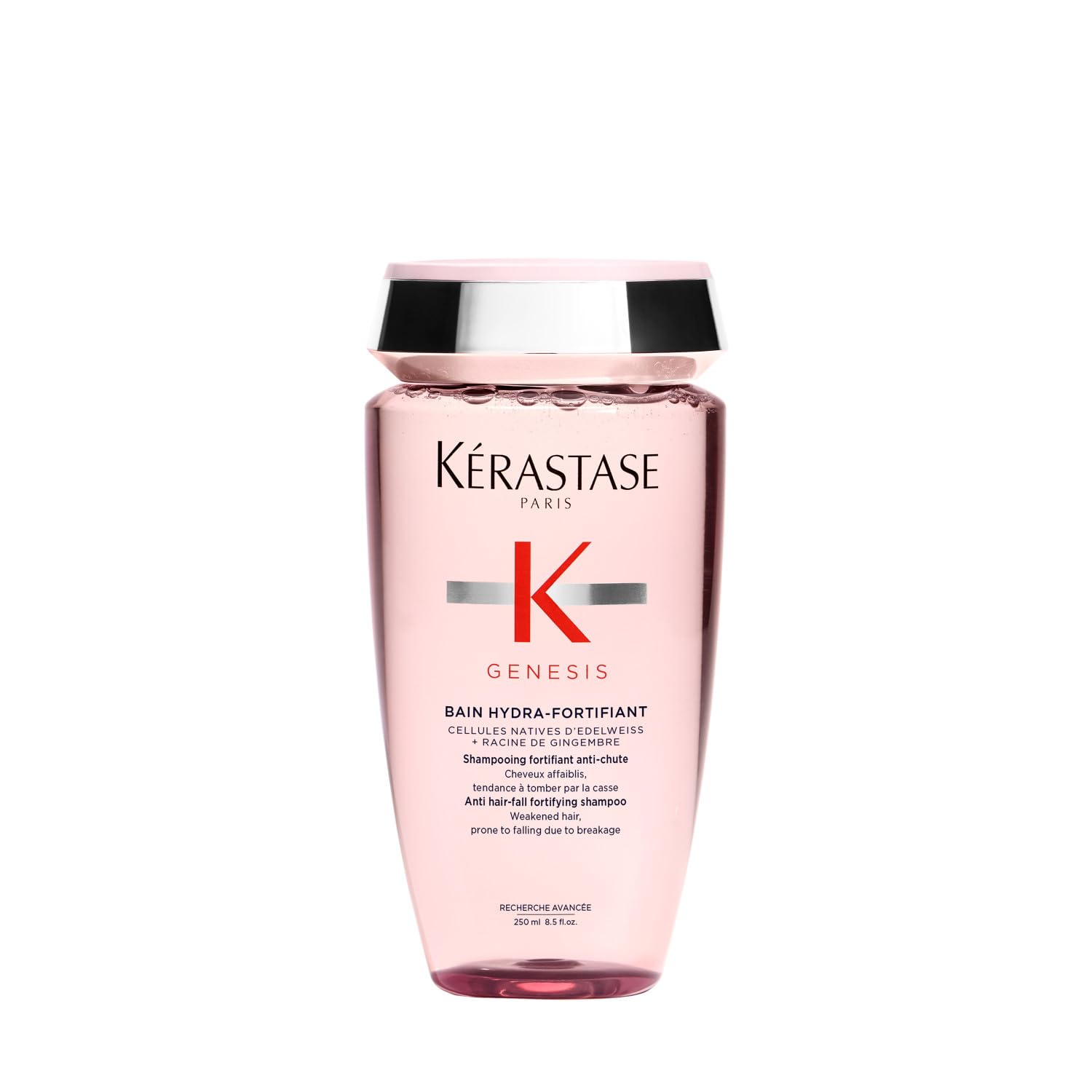Kérastase, Genesis, Shampoo Professionale Fortificante per Capelli Indeboliti, Capelli Sani e Forti, Con Cellule Native di Stella Alpina e Radice di Zenzero, Bain Hydra-Fortifiant