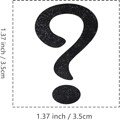 Miniatura 2 de Sello de goma con signo de interrogación, sello mediano de 1-13 para álbumes de recortes, tarjetas, manualidades